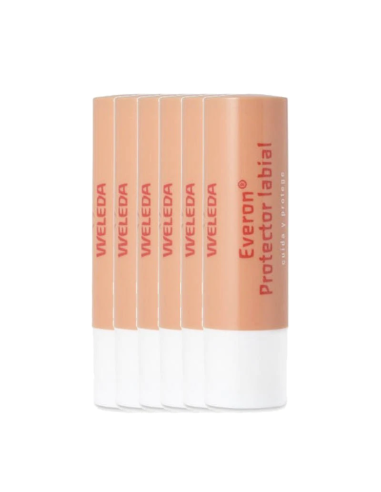 Pack 6 Everon Protector labial 24 gr de Weleda