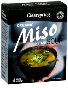 Sopa Miso/Algas Instant Bio 4x10 g de Clearspring