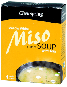 Sopa Miso Blanco/Tofu 4x10 g de Clearspring