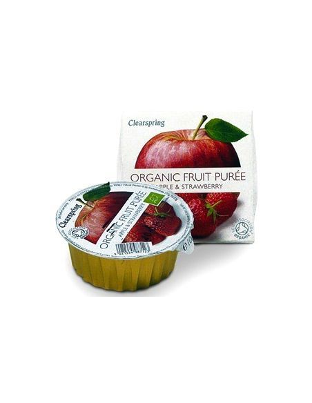 Compota De Manzana Y Fresa Bio 2x100 g de Clearspring