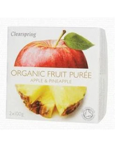 Compota De Manzana Y Piña Bio 2x100 g de Clearspring