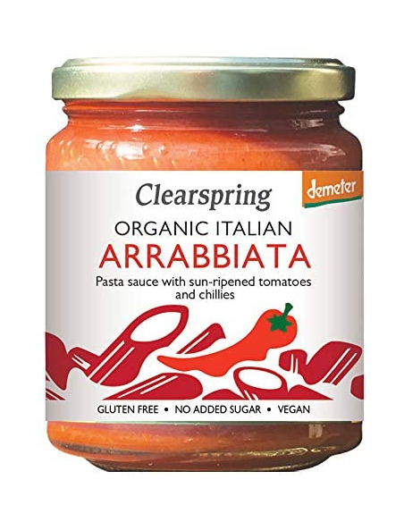 Salsa Arrabbiata Demeter Bio 300 g de Clearspring