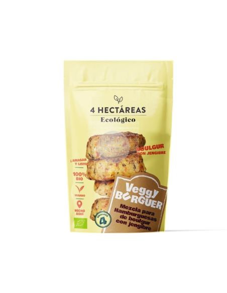 Veggy Burguer Bulgur Jengibre 160Gr de Ecosalim