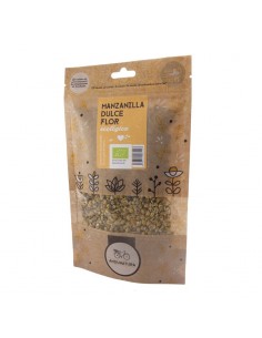 Manzanilla dulce, flor bio bolsa kraft 30gr.Andunatura