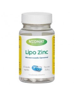Lipo Zinc 60 Cápsulas  Mednat