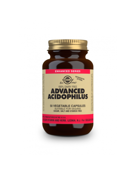 Acidophilus Avanzado  50 cápsulas vegetales Solgar