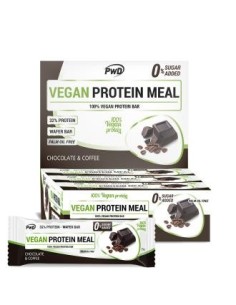 Vegan Protein Meal Barritas Choco-Coffee 12Uds. Pwd Nutrition