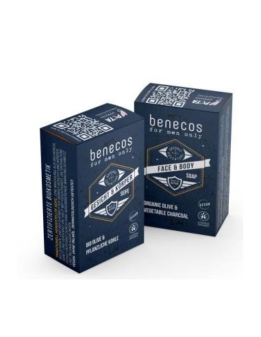 Jabon Solido For Men 75 Gramos Vegano Benecos
