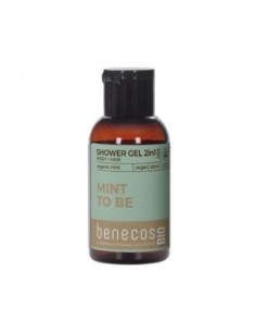 Gel De Baño 2En 1 Menta Mini Viaje 50 Mililitros Bio Vegan Benecos