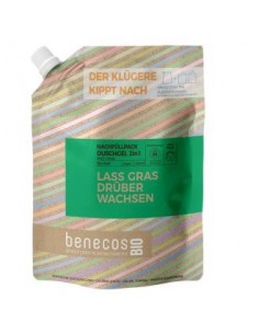 Gel De Baño 2En 1 Cañamo Recarga 1Lt. Bio Vegano Benecos