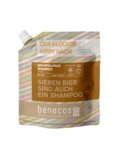 Champu Unisex Cerveza Recarga 500 Mililitros Bio Vegano Benecos