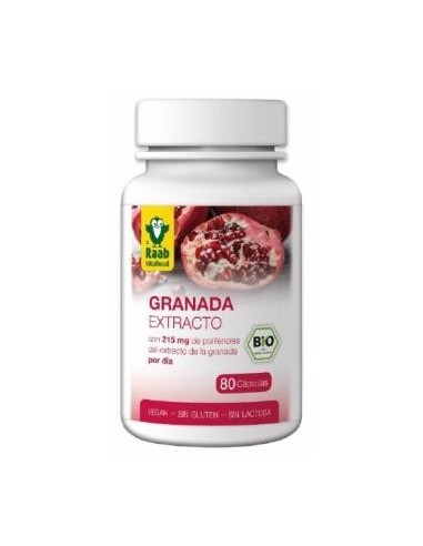 Granada 80 Cápsulas  Bio Sg Vegan Raab Vitalfood