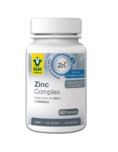 Zinc Complex 500Mg 60 Cápsulas  Sg Vegan Raab Vitalfood