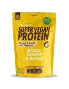 Super Vegan Protein Fitness Platano-Vainilla 350Gr de Iswari
