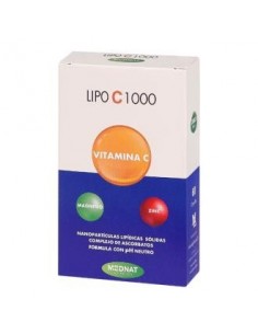 Lipo C 1000 Vitamina C Liposomada 60 Cápsulas  Mednat