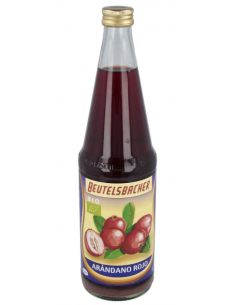 Zumo De Arandanos Rojos Antioxidante 700 Mililitros Eco Beutelsbacher
