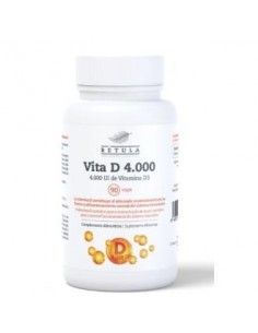 Vitamina D 4000 90 Cápsulas  Betula