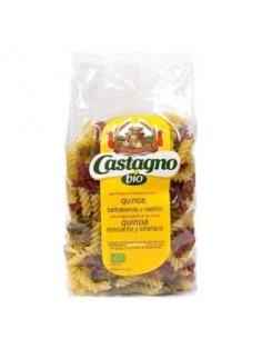Espirales De Trigo Con Quinoa Remolacha 500 gramos Eco de Castagno