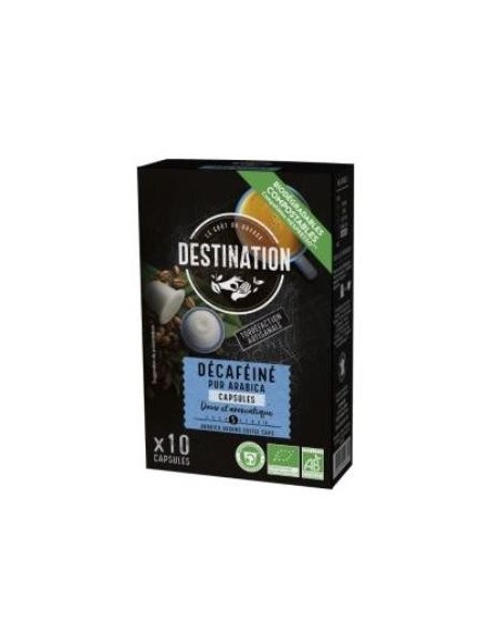 Cafe Pur Arabica Descafeinado 10Capsulas Cafe Bio de Destination