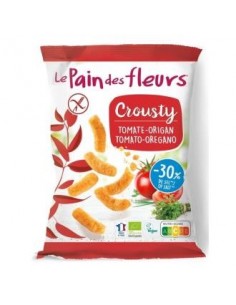 Ganchito Crousty Tomate Y Oregano 75G Bio Sg Vegan Le Pain Des Fleurs