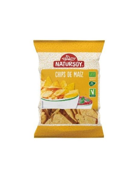 Chips De Maiz 125 Gramos Bio Vegan Natursoy