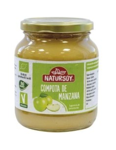 Compota De Manzana 360 Gramos Bio Vegan Natursoy