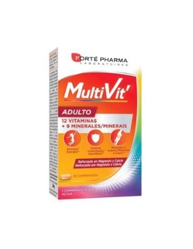 Multivit Adulto 28 Comprimidos Forte Pharma