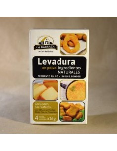 Levadura En Polvo 4 Sobres La Barraca