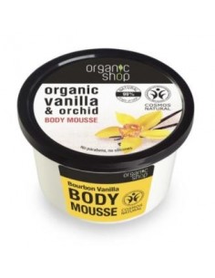 Mousse Corporal Vainilla Bourbon 250 Mililitros Organic Shop