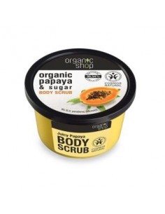 Exfoliante Corporal Jugosa Papaya 250 Mililitros Organic Shop