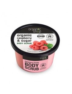 Exfoliante Corporal Crema De Frambuesa 250 Mililitros Organic Shop