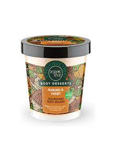 Mousse Corporal Nutritiva  Almendra Y Miel 450 Mililitros Organic Shop