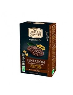 Galletas Tentacion Jengibre Limon 130Gr Bio Vegan Le Moulin De Pivert
