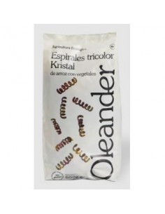 Espiral Tricolor Kristal De Arroz 500Gr. Bio Sg de Oleander