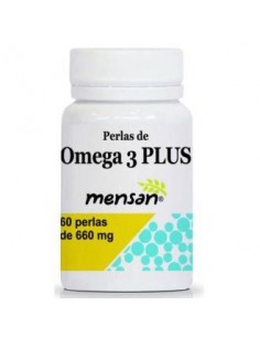 Omega 3 Plus +Dha 600Mg 60 Perlas. Mensan