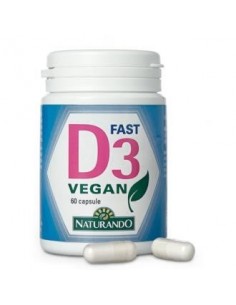 D3 Fast Vegan 60 Comprimidos Naturando