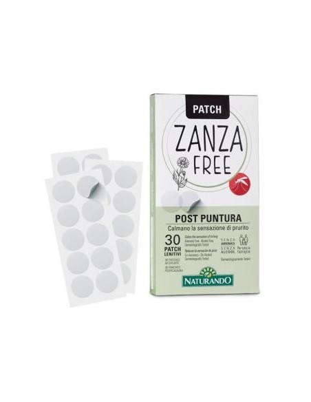 Zanza Free Mosquitos 30Parches. Naturando