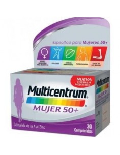 Multicentrum Mujer Select 50+ 30 Comprimidos Multicentrum