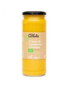 Crema De Zanahoria Y Curcuma 450 Gramos Eco Sg Vegan Carlota Organic