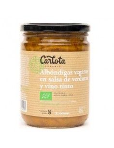 Albondigas En Salsa De Tomate Y Vino Tinto 425G Carlota Organic