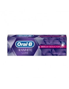 Pasta 3D White Luxe Brillo Seductor 75 Mililitros Oral-B