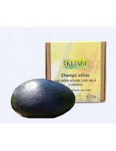 Champu Solido Cabello Sensible Carbon Activado 70G Kijani