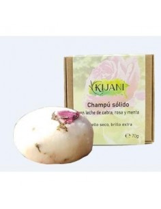 Champu Solido Cabello Seco Leche De Cabra 70 Gramos Kijani