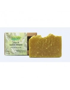 Jabon En Pastilla De Laurel (Alepo) 80 Gramos Kijani