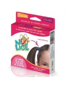 No Lice Coletero Anti-Piojos Rosa/Azul 4 Unidades No Lice