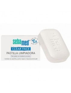 Clear Face Jabon Pastilla Piel Grasa 100 Gramos Sebamed