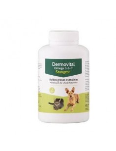 Dermovital Omega 3-6-9 Perros Y Gatos 300 Cápsulas  Stangest Vet