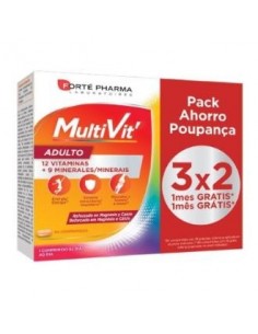 Multivit Adulto 84 Comprimidos Forte Pharma