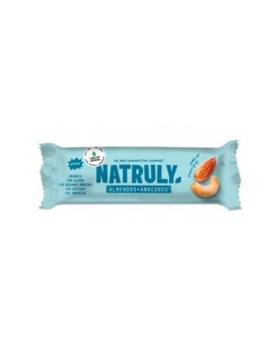 Barrita Raw De Almendra Y Anacardo 40 Gramos Bio Natruly