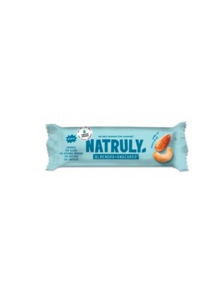 Barrita Raw De Almendra Y Anacardo 40 Gramos Bio Natruly